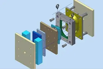 injection mold design 350