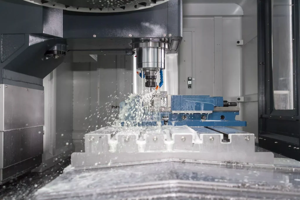 CNC Machining Processes and Comparison 1 CNC machining processes comparison showing precision machining operations with CNC milling and turning machines