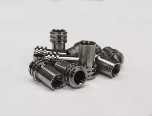 Products 12 High Volume CNC Swiss Turned Titanium Medical Covers