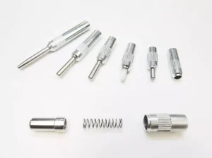 Products 15 Precision CNC Swiss Machined Aluminum Retractable Pin Assembly