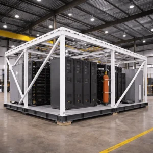 CNC Machining 28 Structural skid for modular data center