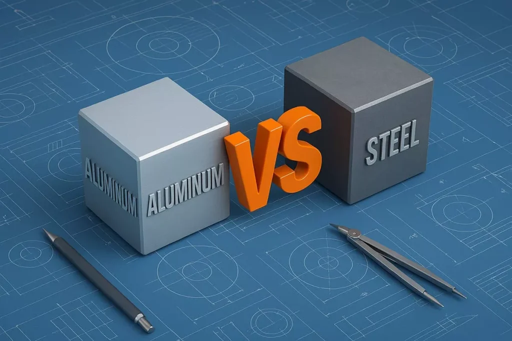 Aluminum vs Steel CNC Machining: Key Differences in Machinability, Cost, and Performance 1 Comparison of Aluminum and Steel Materials
